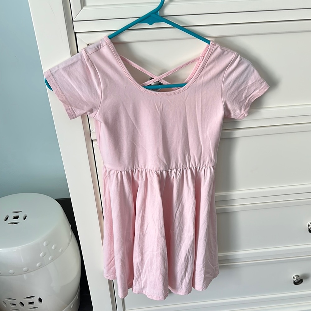 Pink Short Sleeve Dress size 7